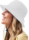 Waterproof Bucket Hat for Men Women, Packable Wide Brim Rain Hat, UV Protection Summer Beach Fishing Safari