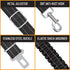 Active Pets Dog Seatbelt, Adjustable Safety Dog Seat Car Harness, Dog Seat Belt for Pets - Durable Dog Seatbelts