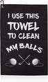 Funny Printed Golf Towel, Microfiber Golf Towels with Clip for Golf Bags, Gifts for Men