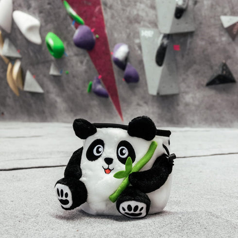 Panda Chalkbag for Rock Climbing, Suitable for Adults & Children, Ideal for Bouldering & Gym