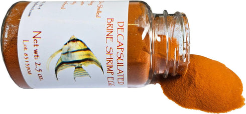2.5 oz Decapsulated Brine Shrimp Eggs (Non-Hatching), Jar