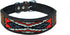 Leather Dog Collar, Western Style Heavy Duty Hand Tooled Adjustable Beaded and Padded for Puppies and Big Dogs