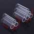 NEXAVKPR 3 6 Aquarium Decor Clear Acrylic Tube Cave House for Shrimp Cichlid Hiding Rest Spawning Tubes Tubes Heater
