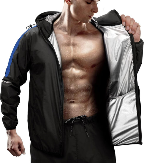 RDX Sauna Suit Weight Loss, REACH OEKO TEX 100 CERTIFIED, Sweat Jacket