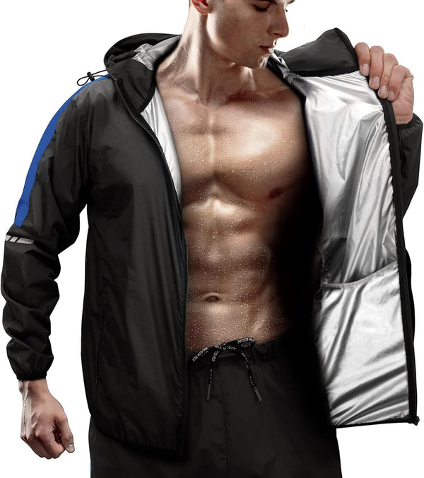 RDX Sauna Suit Weight Loss, REACH OEKO TEX 100 CERTIFIED, Sweat Jacket