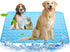 Pet Cooling Mat for Dogs, Dog Cooling Pad for Kennels, Crates, Cars, Indoor & Outdoor Ice Silk Mat (Blue, XL 40"x28")