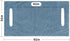 YOKYHOM Summer Golf Cart Seat Covers, Grey Blue Microfiber Towel Blanket for 2-Seat Golf Carts, 51''x 31''