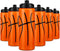 Yaomiao 12 Pcs 20 oz Basketball Water Bottle for Boys, Reusable BPA Free Squeeze Bottles