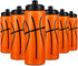 Yaomiao 12 Pcs 20 oz Basketball Water Bottle for Boys, Reusable BPA Free Squeeze Bottles