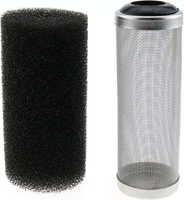 Stainless Steel Aquarium Filter Guard, 16mm Pre-Filter Sponge Protector Cover Kit for Fish Tank Inlet