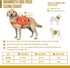 OneTigris Dog Backpack for Medium & Large Dogs, Tactical Nylon Pack with Side Pockets for Hiking