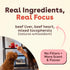475+ 4 oz) Pupford Freeze Dried Training Treats for Dogs & Puppies, Three Ingredient Bites (Beef Liver