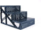 Pet Parade Three Step Pet Stairs, Easy Access to Beds and Couches, Easy Assembly, Removable Cover