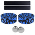 KINGOU Black & Blue Camouflage EVA Road Bike Handlebar Tape, 2PCS Per Set