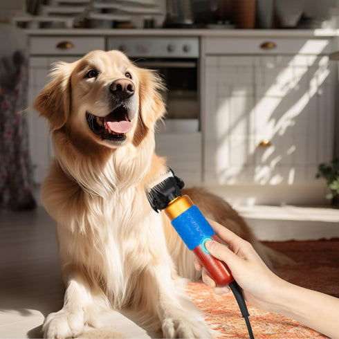 PIAOYUE Quiet Pet Grooming Kit for Heavy Coats 200W Electric Clipper with Safe