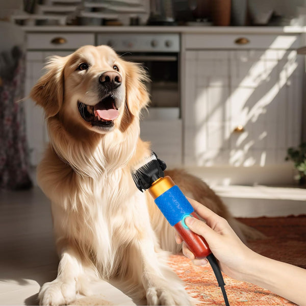 PIAOYUE Quiet Pet Grooming Kit for Heavy Coats 200W Electric Clipper with Safe