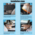 PET FANG FANG 10 lbs) Pet Car Center Console Elevated Armrest Car Seat for Small Puppy, Dogs & Cats (Up to Dark Gray