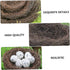 12pcs Country Alipis Style Rattan Bird Nest Decor Lifelike Artificial Nesting for Home Table Garden Decoration
