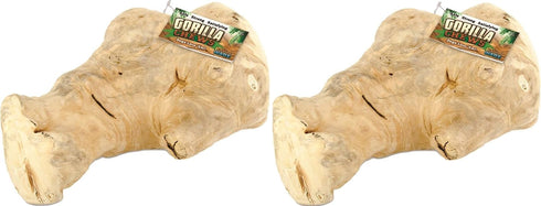 Ware Manufacturing 2 Pack of Large Gorilla Chew - Long Lasting Wood Chew for Dogs