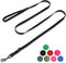 Hyhug Pets Premium Adjustable Leash - 6 Feet for Small Dogs with Soft Neoprene Handle, Obsidian Black
