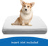 Replacement Washable Dog Bed Covers (Cover Only), Waterproof Warm Dog Mattress Cover, Plush Dog Bed Cover, Easy to