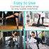 Vive Workout Ankle Straps for Women, Cable Kickback Machine Pair for Weighted Legs, Glutes, Abs