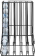 MyGift 90 Capacity Golf Ball Holder - Black Metal Miniature Display Rack Dispenser