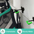 Wall Mounted Golf Bag Hook, 2 Bags Storage Racks for Garage Organization, Space Saving Hanging Organizer