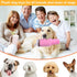 Mity rain Funny Tumbler with Handle Cup Dog Toys, Squeaky Interactive Fluff and Tuff Toys for Dogs
