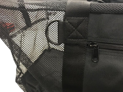 LINE2design Heavy Duty Firefighter Gear Bag, Safety Fire Gear Bag with All Impervious Bottom, Large with Shoulder Strap