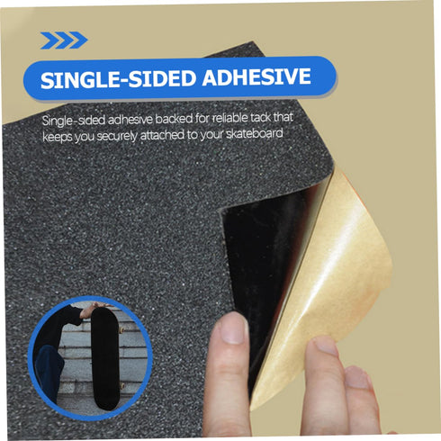 5pcs Toddmomy Non Slip Grip Tape Sheets for Skateboards and Fingerboards Easy to Apply Adhesive Backing
