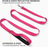 Joytale Double-Sided Reflective Dog Leash, 6 FT/5 FT/4 FT, Hotpink, Padded Handle for Small & Medium Dogs Walking