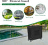 80 600D (34Lx19Wx31H RICHIE Rolling Cooler Cart Cover Fit for Most QT, Waterproof Ice Chest Cover with Zippered Pocket