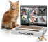 Cat Scratcher Laptop with 'Mouse' Jingle Ball, 3-in-1 Cardboard Interactive Toy, Kitten Toy & Scratching Pad