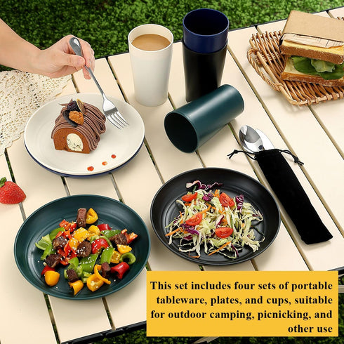 Set HOMQUEN Camping Essentials Camping Gear Must HavesCooking Utensils Rv Camping AccessoriesCamper Gadgets for Outdoor