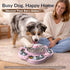 3 KADTC Dog Puzzle Toy, Levels of Step-by-Step Challenge, Spin-to-Release Treat Dispenser, Slow Feeder & Mental