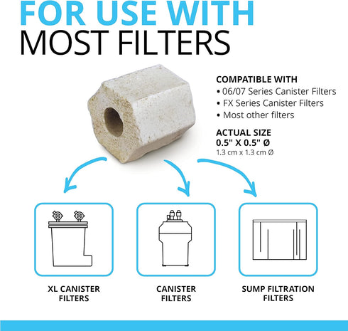 Fluval Pre-Filter Media, Mechanical Filter Media for Aquariums, Ceramic Rings, 26.45 oz.