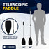 Five Oceans 4-Feet Canoe Paddle - T-Handle Oar Paddle for Canoe, Kayak, Small Boats, Marine-Grade Aluminum