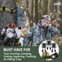 Tree Stand Gear Hanger, Comes with 3 Strong and Durable Double Tree Hooks for Hunting, Sturdy Thick Tie Down Straps,
