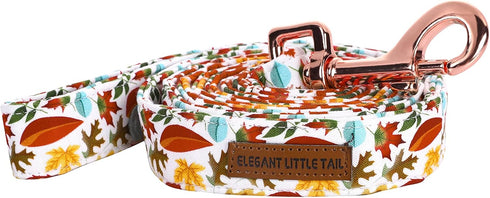 Elegant Little Tail Sunflower Print Strong Dog Leash, Durable Puppy Leashes with Soft Handle for Small Medium Large Dogs