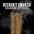 Premium Hickory Smoked Real Beef Dog Treats - Bully Snap Stick, 20 pack - Reward, Puppy & Dog Training Treats - USA Smoked & Packed - No Additives, 100% Natural, Healthy Rawhide-Free High Protein