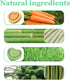 Jwizyotr 2 Chinchillas Rabbit Chew Toys for Teeth PCS Guinea Pig Chews Treats Rat Cage Accessories with Papaya Stems