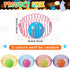 5 Jecery Pcs Cat Spring Balls Toys Stretchable Rolling Balls Colorful Playful Coils Interactive Action Toy Caged Rats