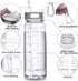 VENNERLI Sports Water Bottle with Straw, 800ML Reusable Hydro Jug, BPA-Free for Fitness Outdoor