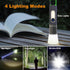 Zoomable LED Flashlights Powerful with COB Sidelight, 1000 Lumens, IPX4 Waterproof Tactical Lantern for Hiking Camping