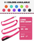 6ft Dog Leash for Small Medium Large Dogs - One-Sided Reflective Nylon with Padded Handle - Hot Pink