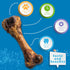 8" 2 Pack Jack&Pup Pork Femur Bones for Dogs, Big Bones for Large Dogs, Gourmet Ham Beef Bones for Agressive Chewers