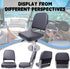 VANCUS Low/High Back Folding Boat Seats - Waterproof Captain Fishing Chair for Jon/Pontoon/Canoe/Bass Tracker Boats