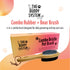 The Buddy System Combo Bristle Pet Brush, 2-in-1 Durable Rubber and Soft Boar Bristle Side