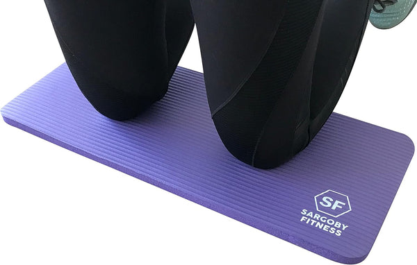 Yoga Knee Pad | 0.6 Inch Thick Cushion for Pilates, Elbows, Forearms & Wrists Workout